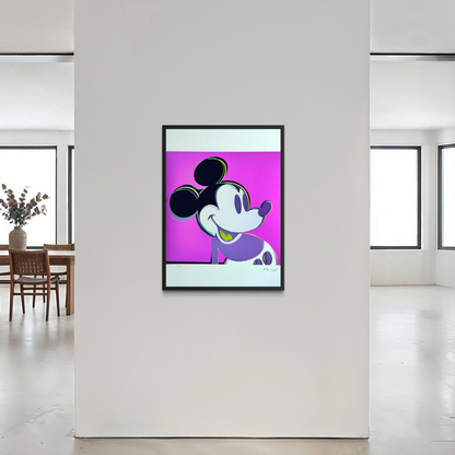 Andy Warhol – 'Topolino (Viola, Miti)' – Edizione limitata e numerata