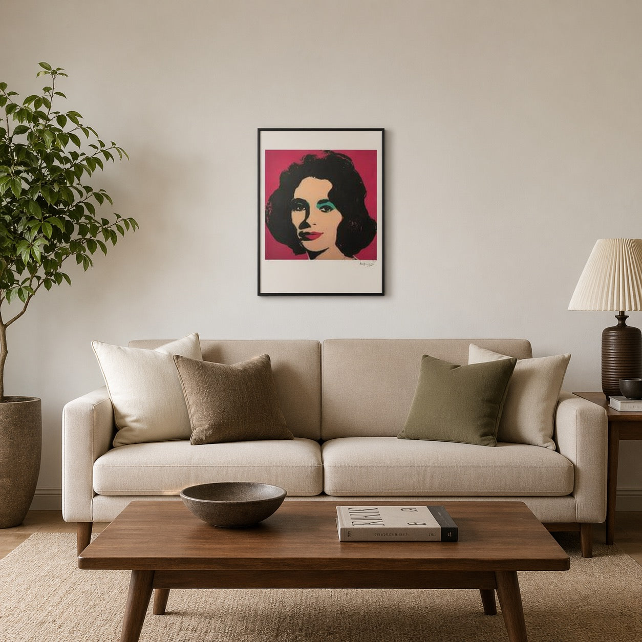 Andy Warhol Liz Taylor Litografia Arches 300gsm 42x59 cm