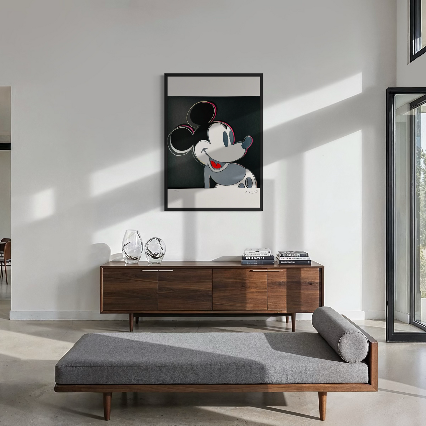Andy Warhol Topolino Litografia Arches 300gsm 42x59 cm