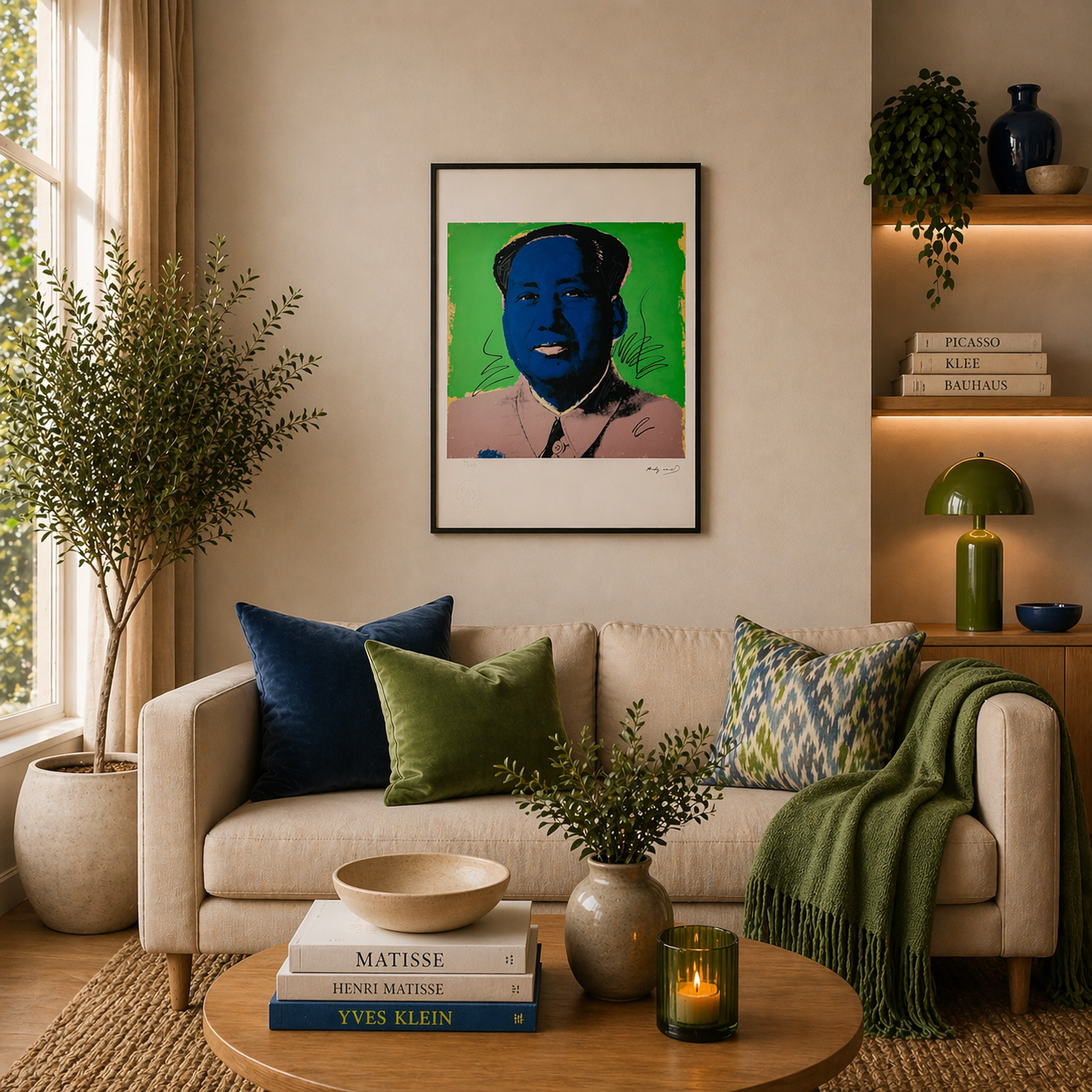 Andy Warhol – ‘Mao (Blue & Green)’ – Edizione limitata e numerata
