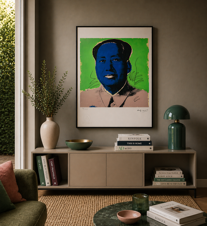 Andy Warhol – ‘Mao (Blue & Green)’ – Edizione limitata e numerata