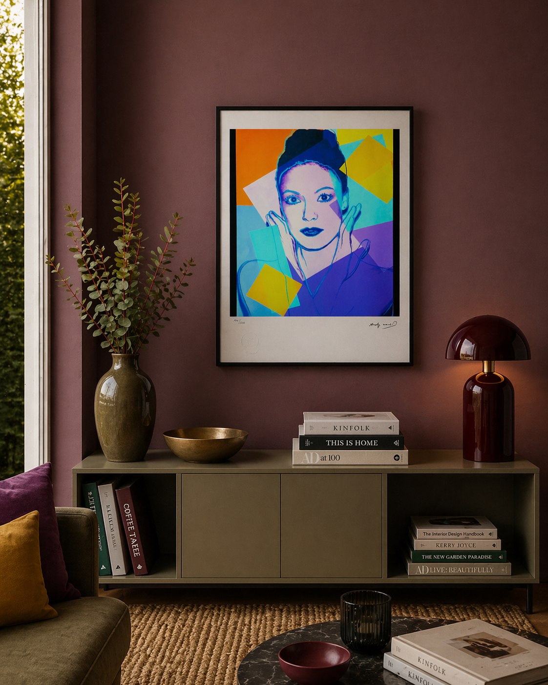 Andy Warhol Karen Kain Litografia Arches 300gsm 42x59 cm
