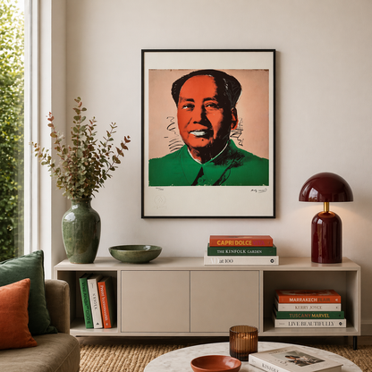 Andy Warhol Mao (Verde & Rosso) Litografia Arches 300gsm 42x59 cm