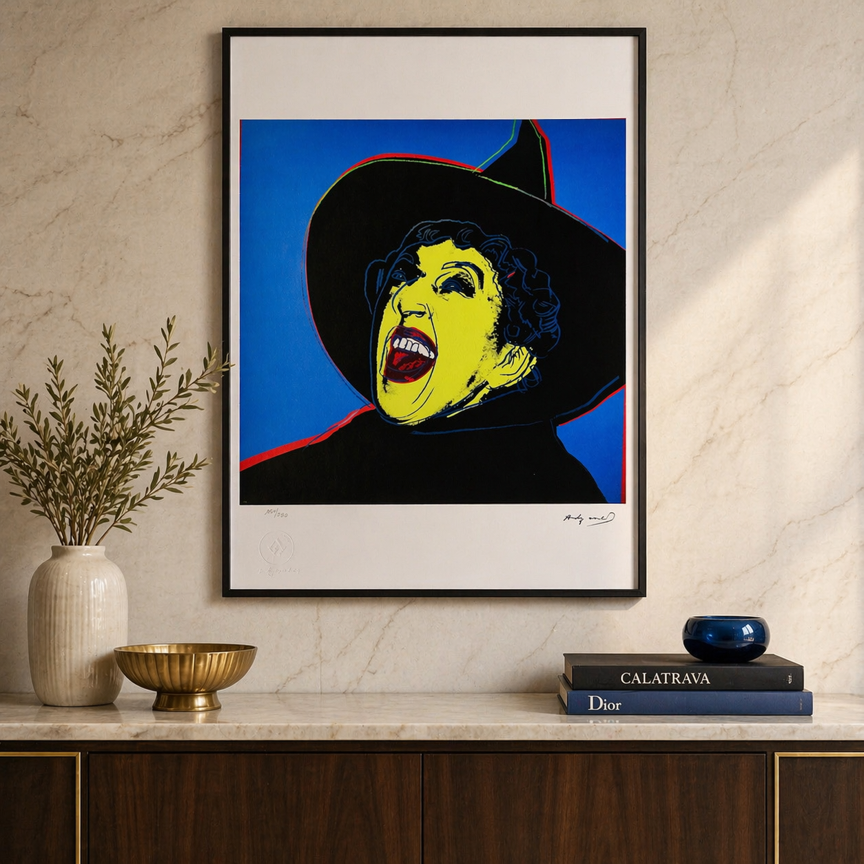 Andy Warhol Witch Litografia Arches 300gsm 42x59 cm