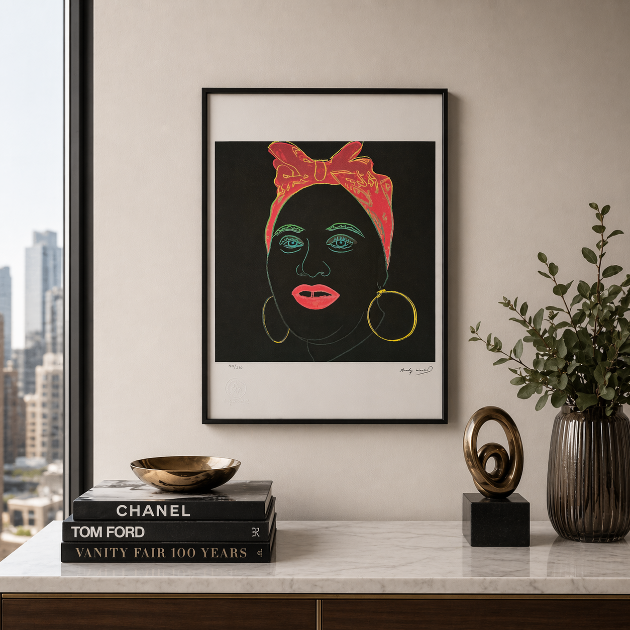 Andy Warhol Black Woman Litografia Arches 300gsm 42x59 cm