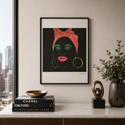 Andy Warhol Black Woman Litografia Arches 300gsm 42x59 cm