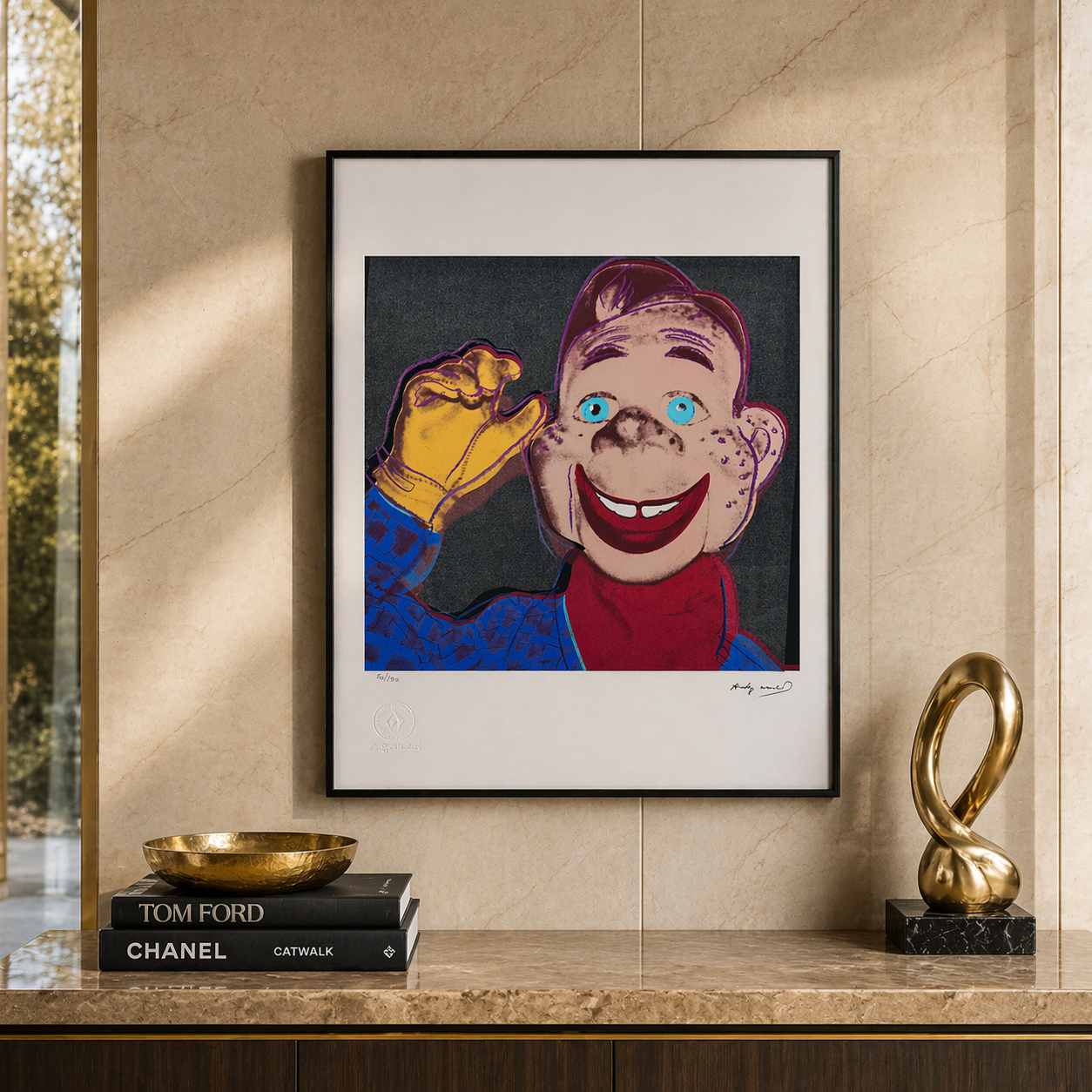 Andy Warhol Howdy Doody Litografia Arches 300gsm 42x59 cm