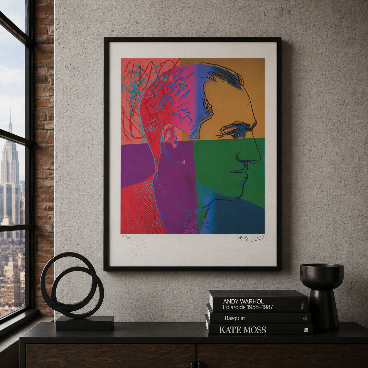 Andy Warhol Gershwin Litografia Arches 300gsm 42x59 cm