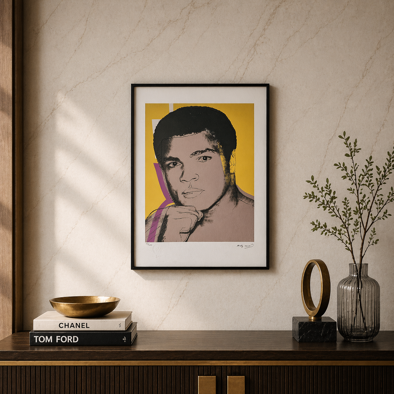 Andy Warhol Muhammad Ali (F. & S. II.182) Litografia Arches 300gsm 42x59 cm