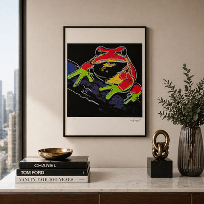 Andy Warhol Rana (Animali) Litografia Archi 300gsm 42x59 cm