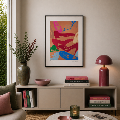 Andy Warhol Shoe Litografia Archi 300gsm 42x59 cm