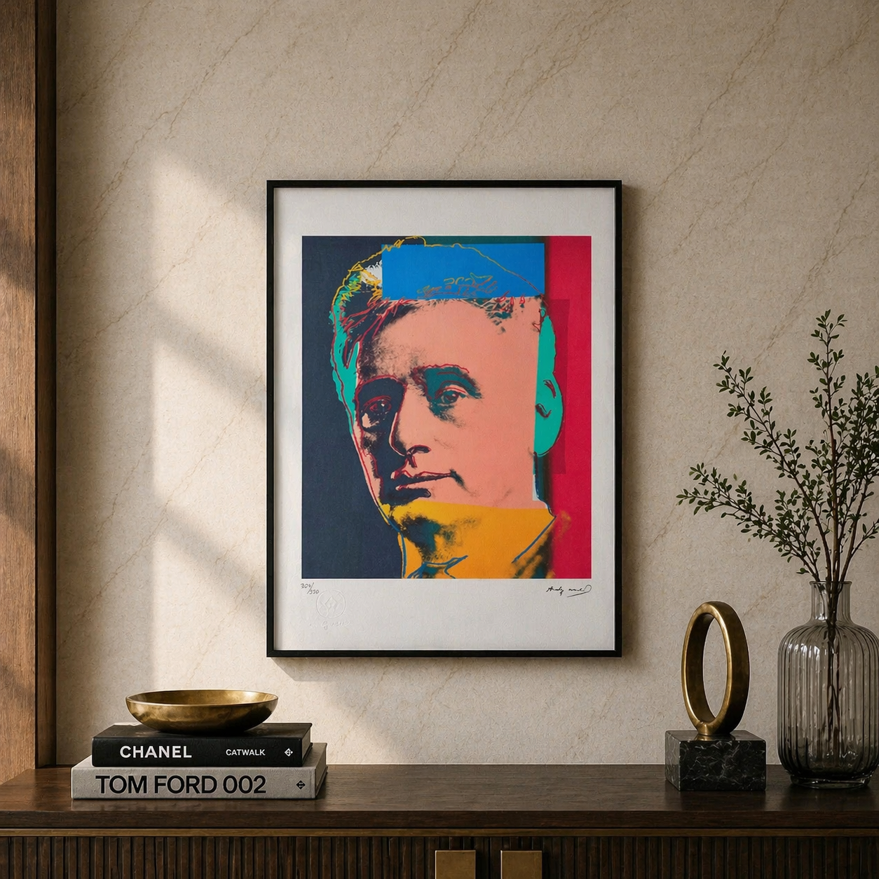 Andy Warhol Louis Brandeis Litografia Arches 300gsm 42x59 cm