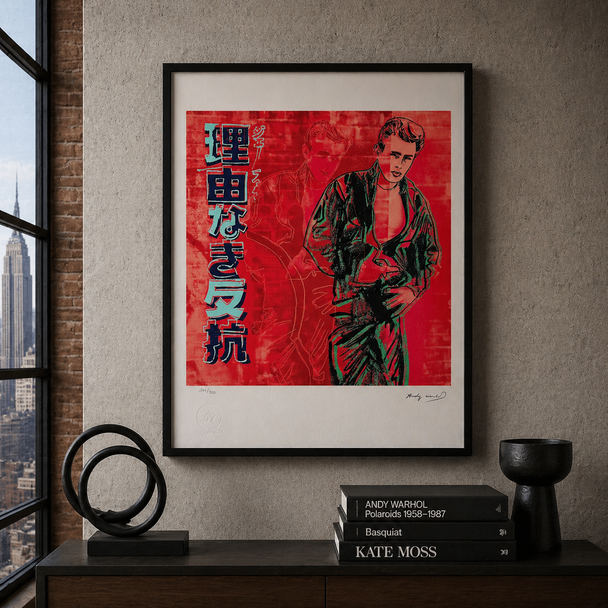 Andy Warhol James Dean Litografia Arches 300gsm 42x59 cm