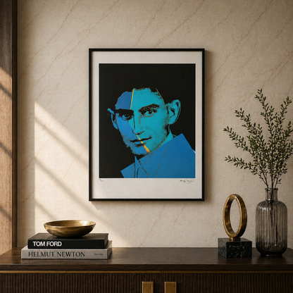 Andy Warhol Franz Kafka Litografia Arches 300gsm 42x59 cm