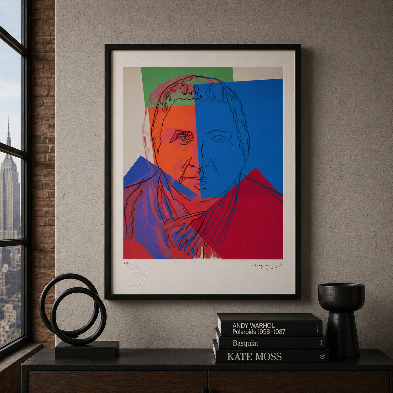 Andy Warhol Gertrude Stein Litografia Arches 300gsm 42x59 cm