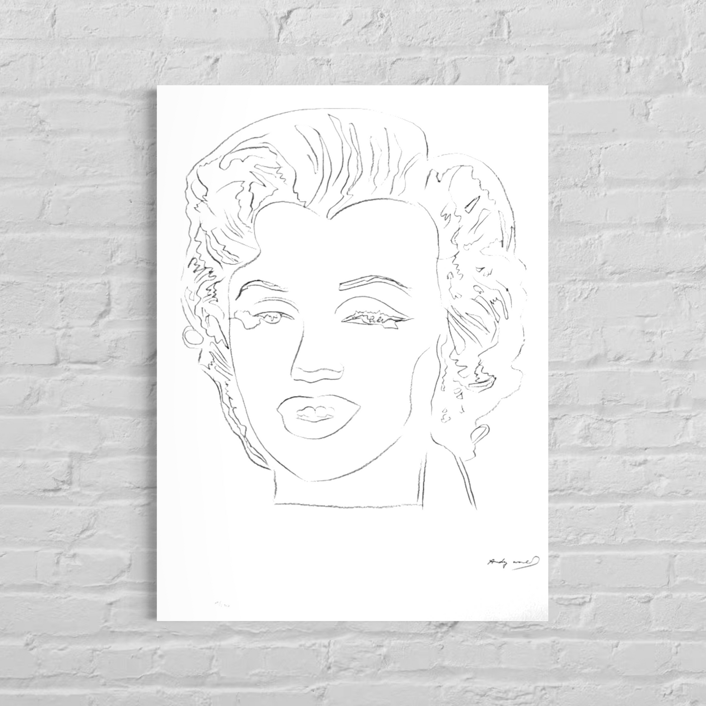 Andy Warhol Marilyn Monroe Litografia Arches 300gsm 42x59 cm