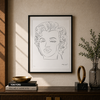 Andy Warhol Marilyn Monroe Litografia Arches 300gsm 42x59 cm
