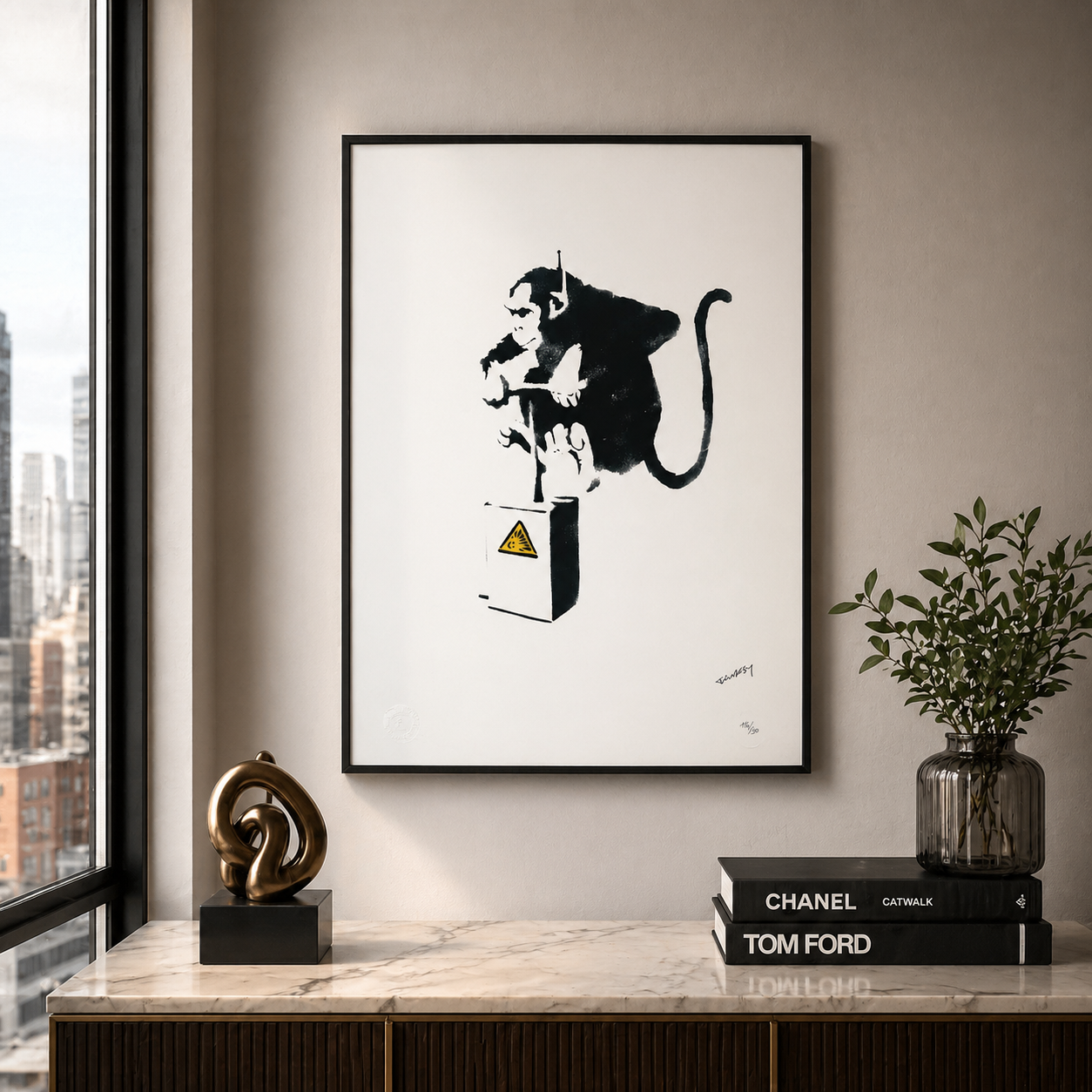 Banksy Detonate Litografia Archi 300gsm 42x59 cm