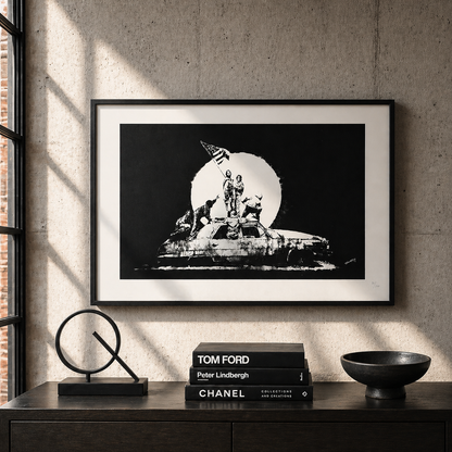 Archi Litografia Bandiera Banksy 300gsm 42x59 cm