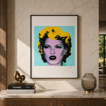 Banksy Kate Moss Litografia Archi 300gsm 42x59 cm