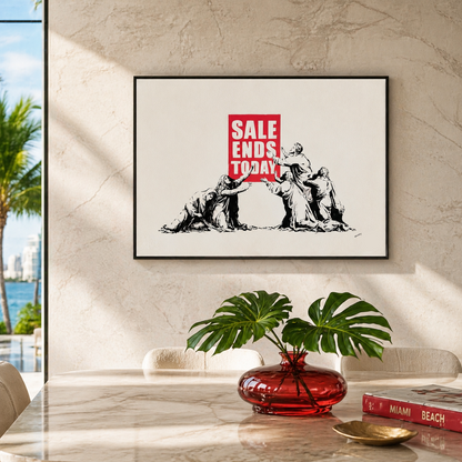 L'offerta Banksy termina oggi Litografia Arches 300gsm 42x59 cm