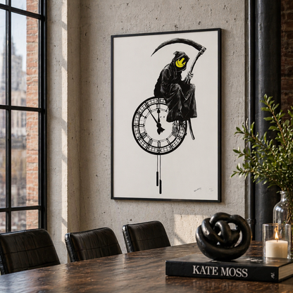 Banksy Grin Reaper Litografia Archi 300gsm 42x59 cm