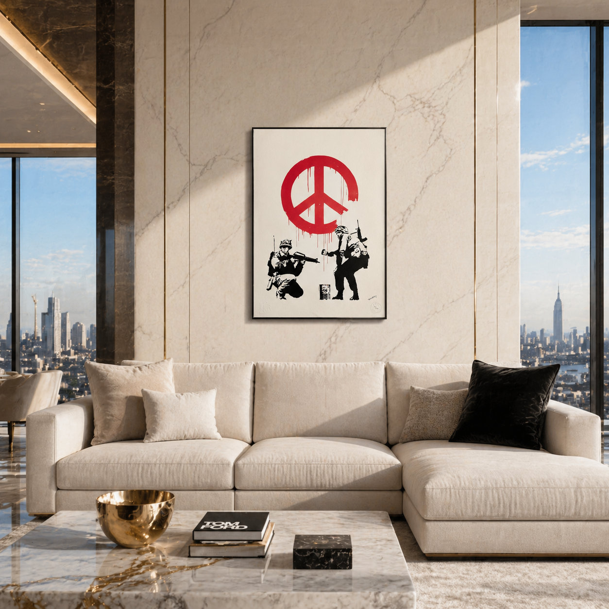 Banksy CND Soldiers Litografia Arches 300gsm 42x59 cm