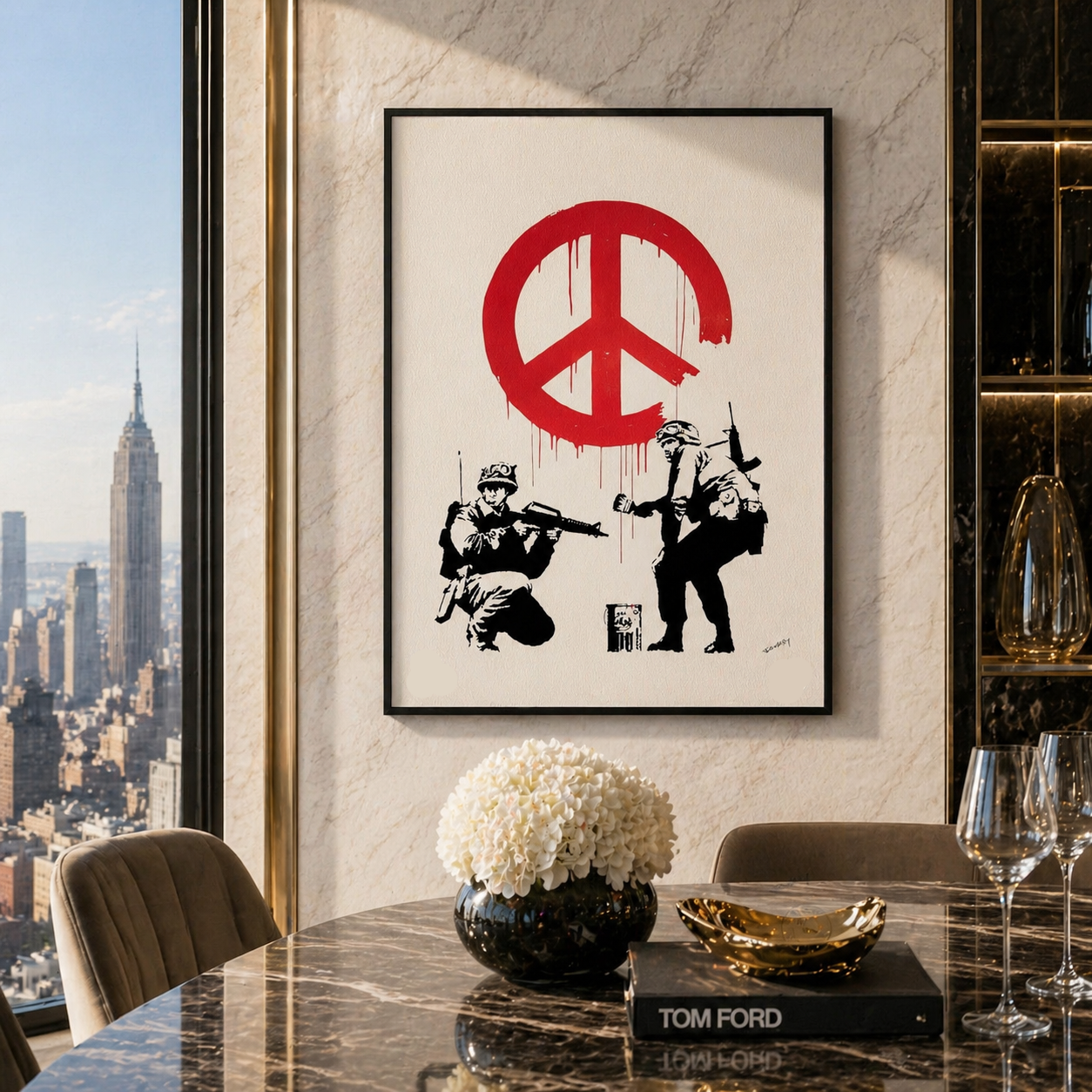 Banksy CND Soldiers Litografia Arches 300gsm 42x59 cm
