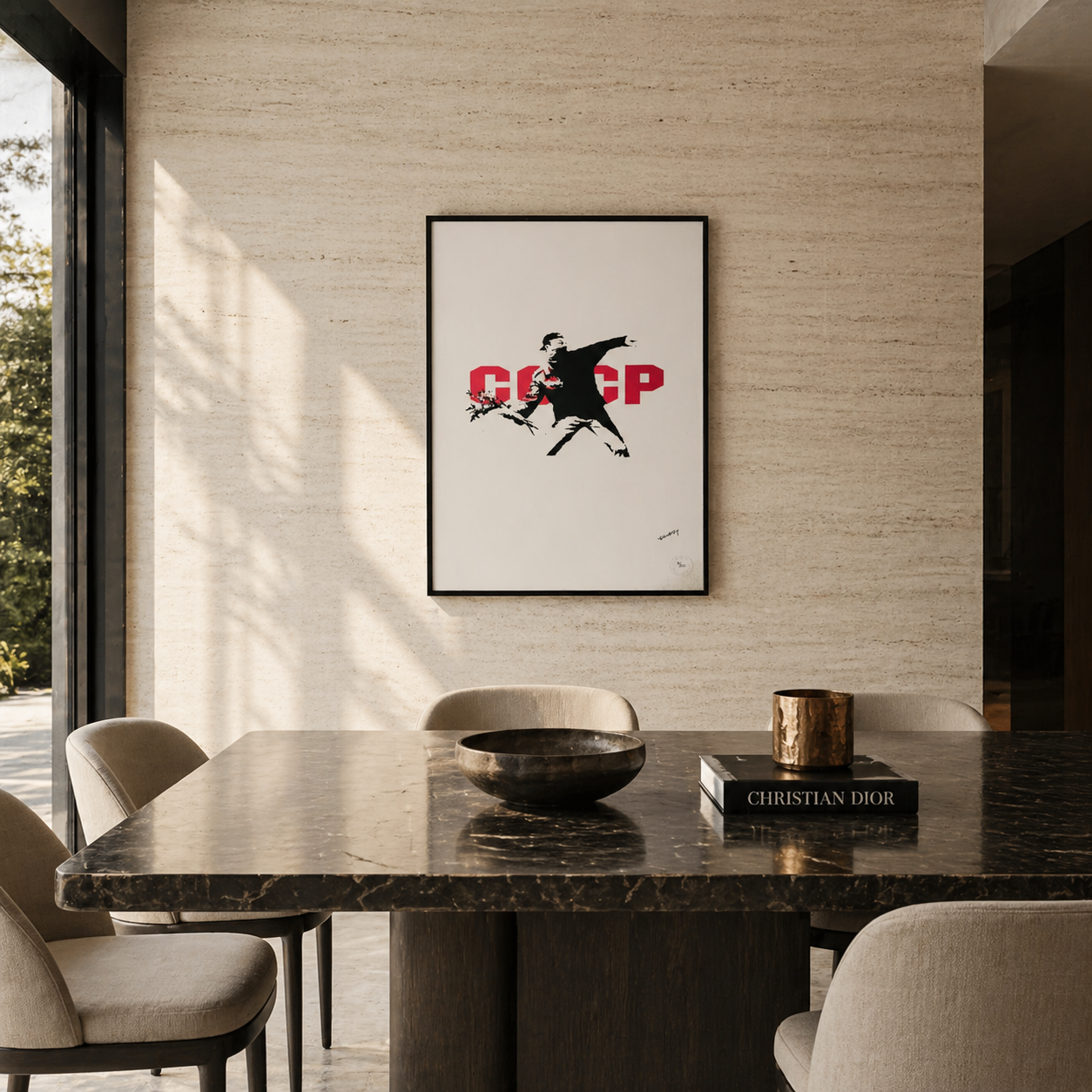 Banksy CCCP Love Is in the Air Litografia Arches 300gsm 42x59 cm