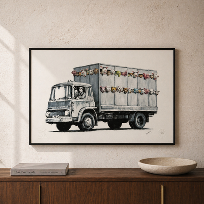 Banksy Sirens of the Lambs Litografia Arches 300gsm 42x59 cm