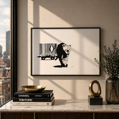 Banksy Barcode Litografia Archi 300gsm 42x59 cm