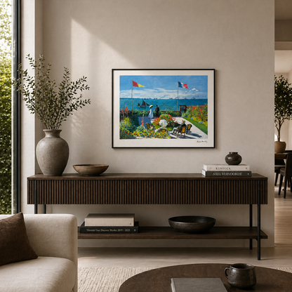 Claude Monet – 'Terrazza di Saint-Adresse' – Edizione limitata e numerata