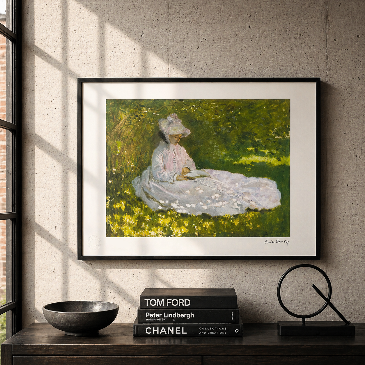 Claude Monet Tempo di Primavera Litografia Archi 300gsm 42x59 cm