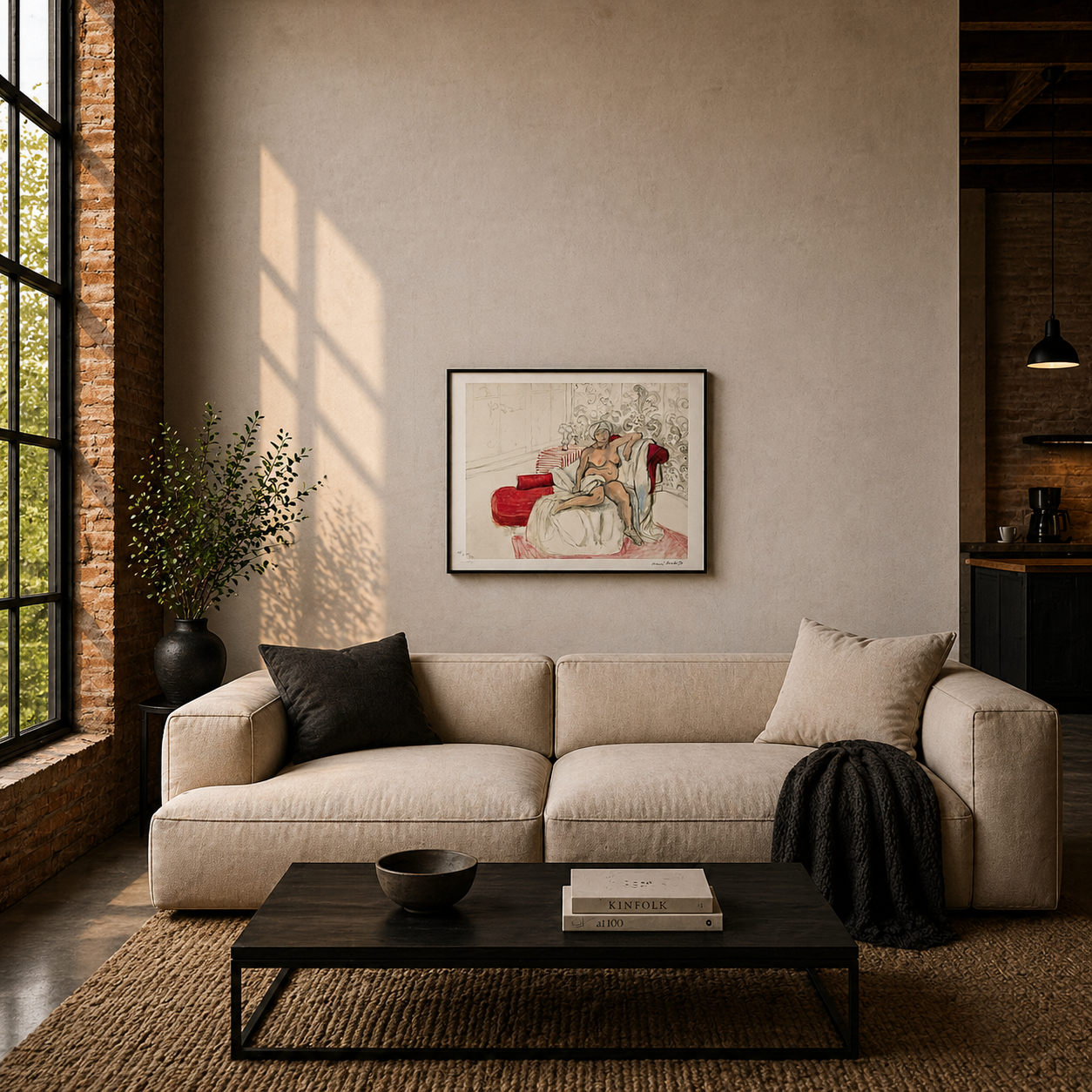 Henri Matisse Nudo sulla chaise longue Litografia su archi 300 g/m² 42x59 cm