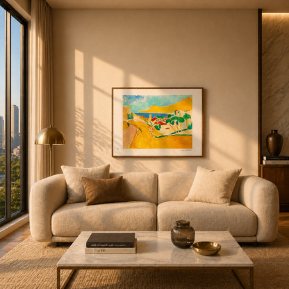 Henri Matisse Collioure in agosto Litografia su archi 300 g/m² 42x59 cm
