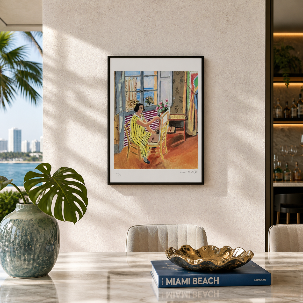 Henri Matisse La sessione mattutina Litografia su Arches carta 300 g/m² 42x59 cm