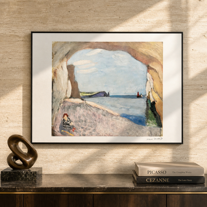 Henri Matisse Étretat la vela rossa Litografia su archi 300 g/m² 42x59 cm