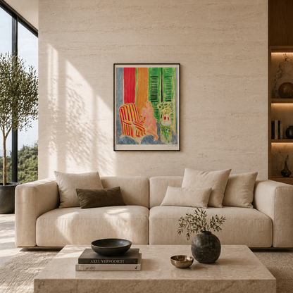 Henri Matisse ragazza in abito rosa Litografia su archi 300 g/m² 42x59 cm