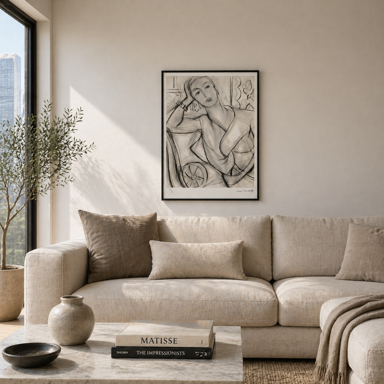 Henri Matisse Ritratto di Hutchinson Litografia su archi 300 g/m² 42x59 cm