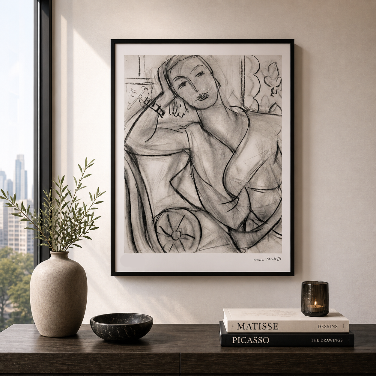 Henri Matisse Ritratto di Hutchinson Litografia su archi 300 g/m² 42x59 cm