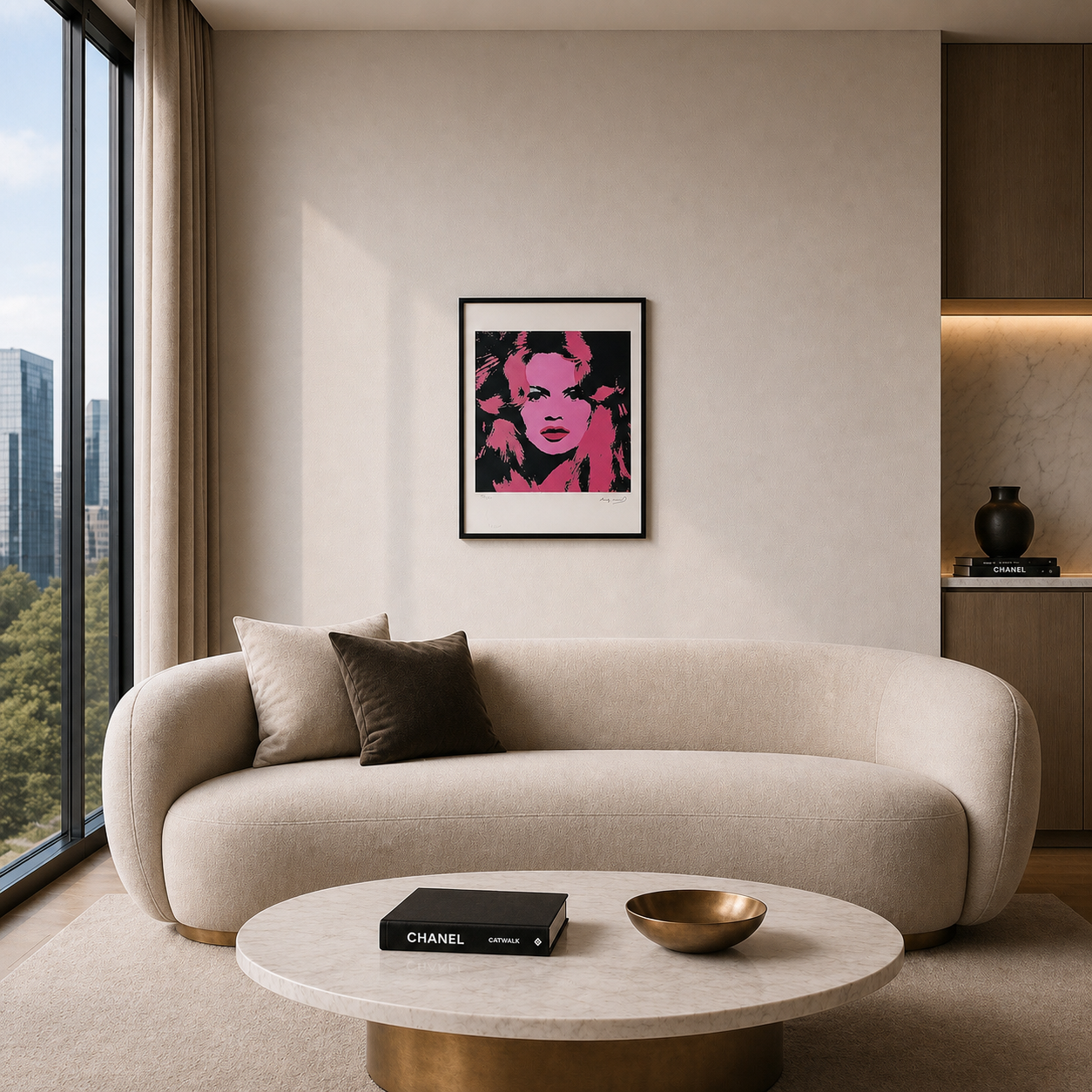 Andy Warhol Brigitte Bardot (Rose) Litografia Arches 300gsm 42x59 cm