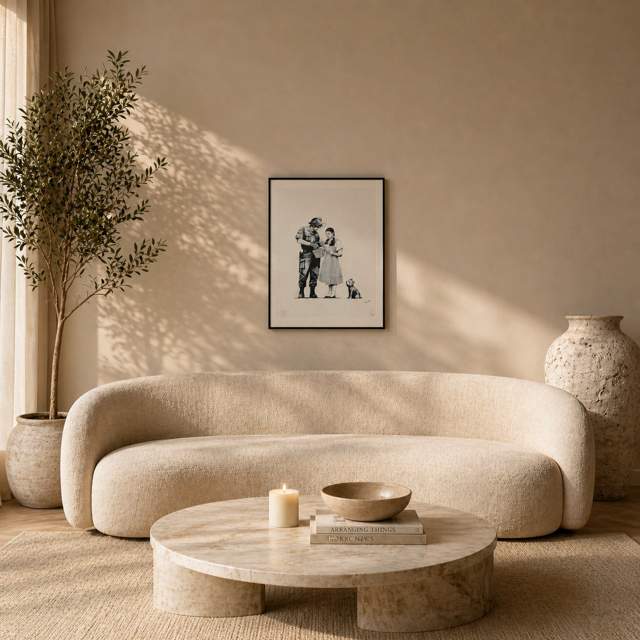 Banksy Stop and Search Litografia Archi 300gsm 42x59 cm