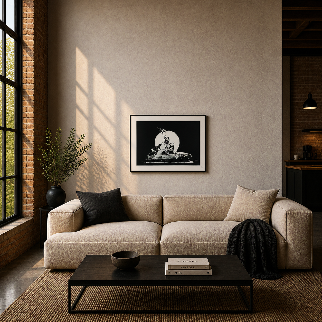 Archi Litografia Bandiera Banksy 300gsm 42x59 cm