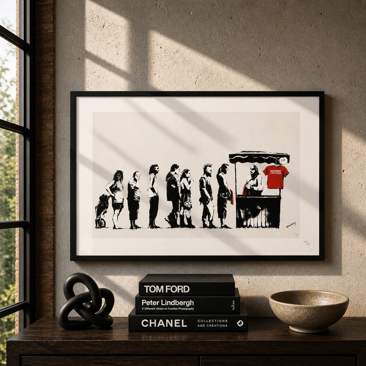 Banksy Festival Litografia Archi 300gsm 42x59 cm