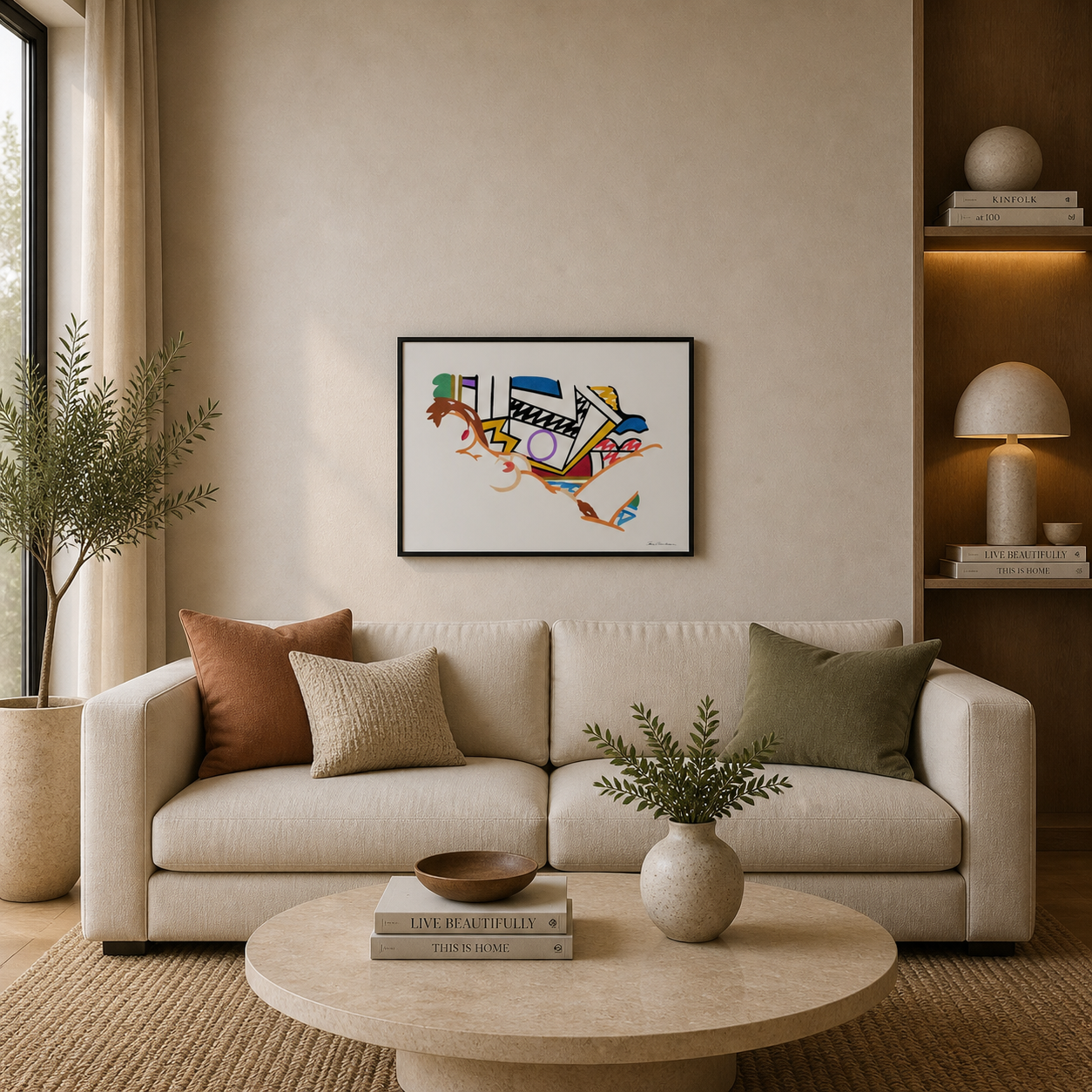 Tom Wesselmann Monica Nuda con Lichtenstein Litografia Archi 300 g/m² 42x59 cm