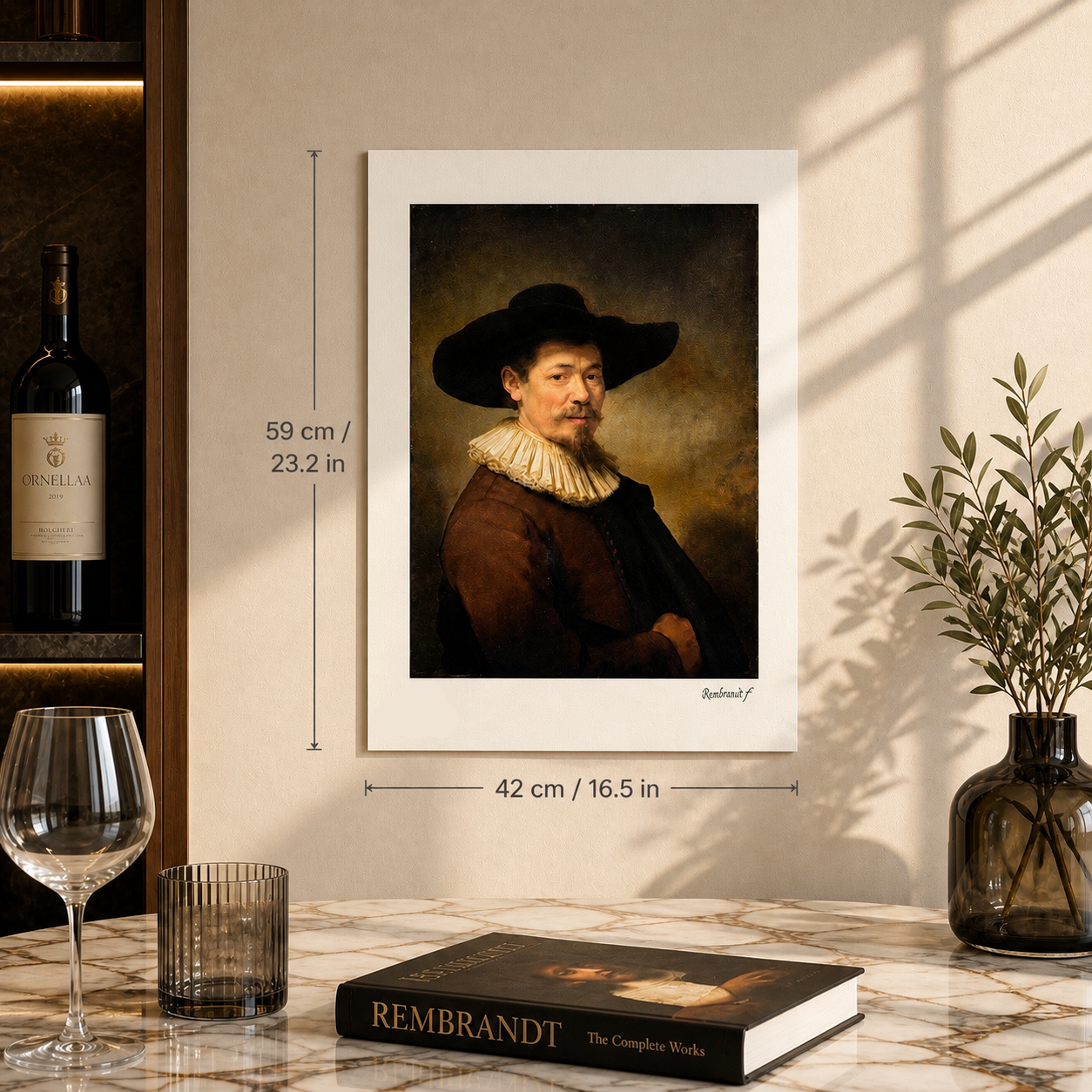 Rembrandt van Rijn Harmen Doomer Litografia Archi 300gsm 42x59 cm