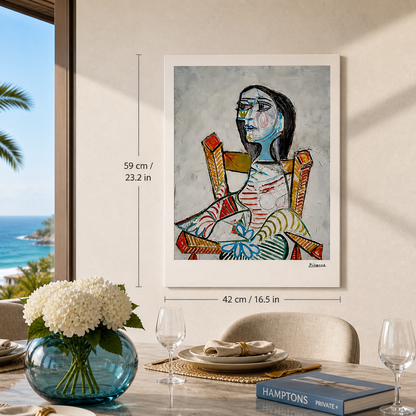 Pablo Picasso Ritratto di donna 1938 Litografia Archi 300 g/m² 42x59 cm