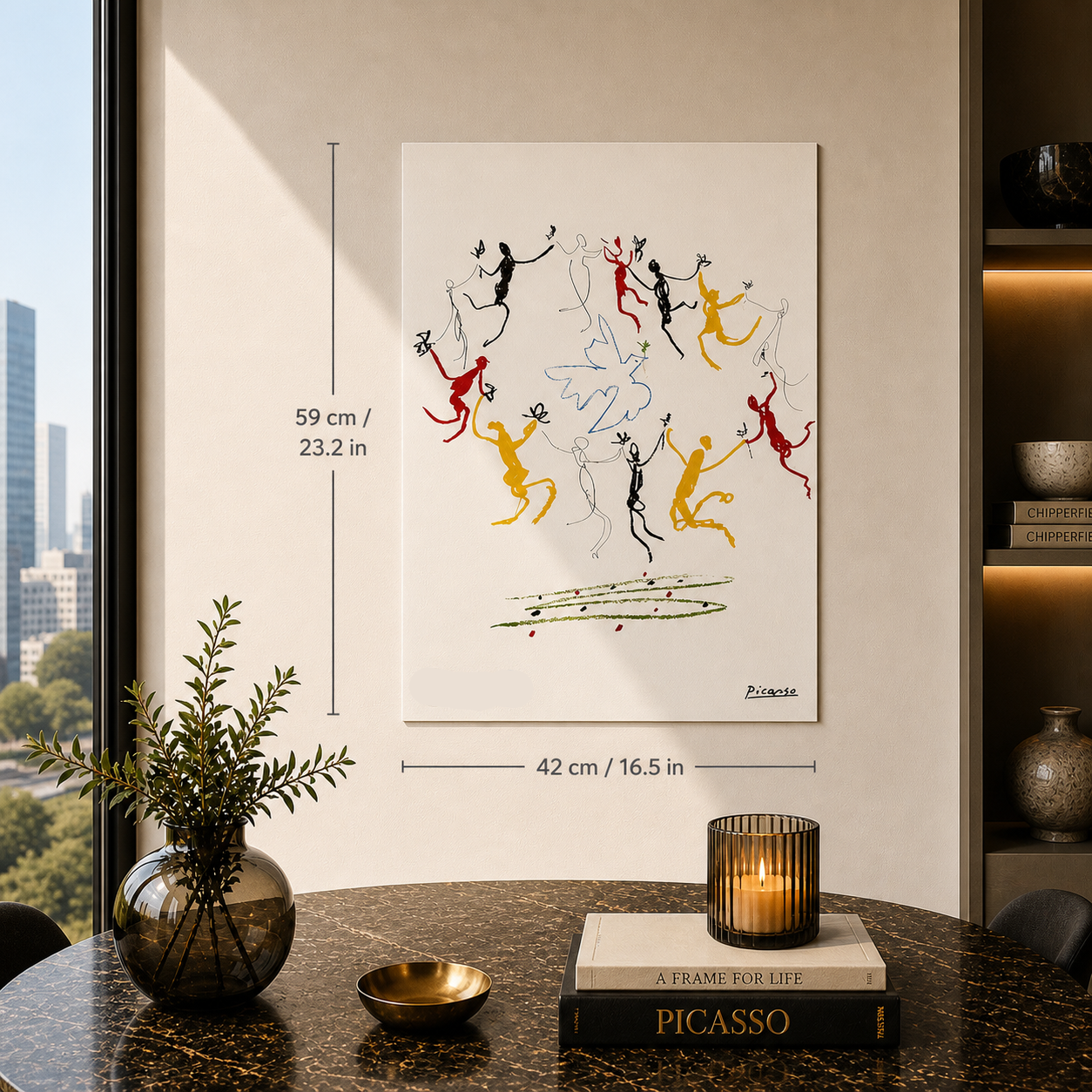 Pablo Picasso La Ronde de la Jeunesse Litografia Archi 300gsm 42x59 cm