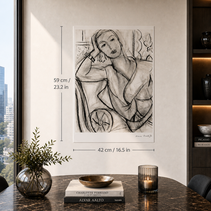 Henri Matisse Ritratto di Hutchinson Litografia su archi 300 g/m² 42x59 cm