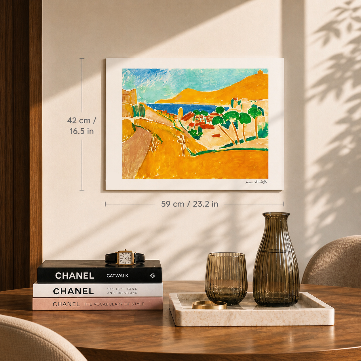 Henri Matisse Collioure in agosto Litografia su archi 300 g/m² 42x59 cm